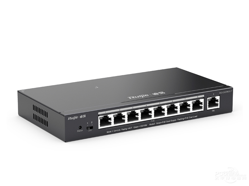 銳捷網(wǎng)絡 帶管理8口POE  RG-ES209C-P